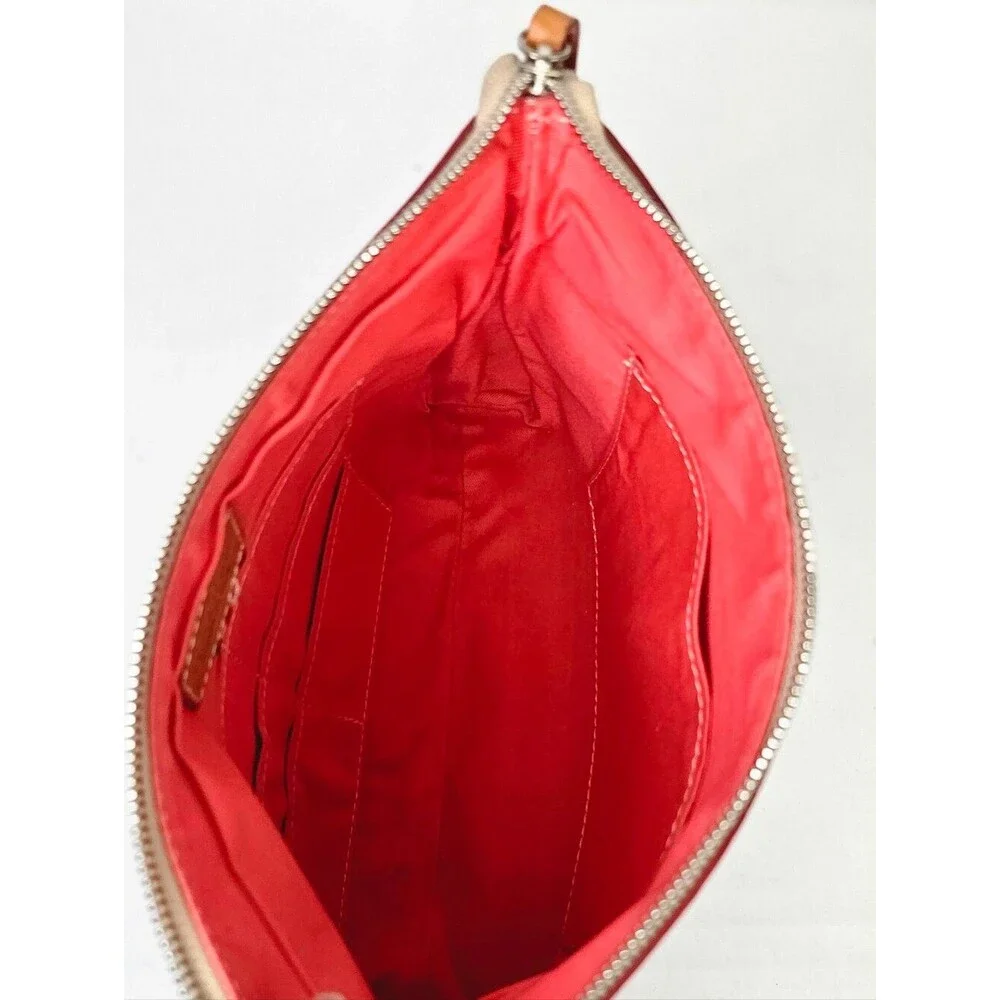 Cavalcanti Italian floral rose Bird wristlet clutch made of genuine leather